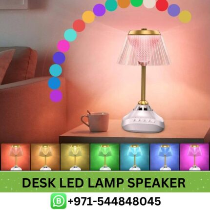 Desk Quran Speaker Near Me From Best E-commerce | Desk LED Lamp Quran Speaker Dubai with Remote Control