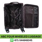 ABC Four Wheeled Luggage With Numb Lock Near Me From Best E-Commerce | Best ABC Four Wheeled Luggage Dubai With Numb Lock 1 Pc