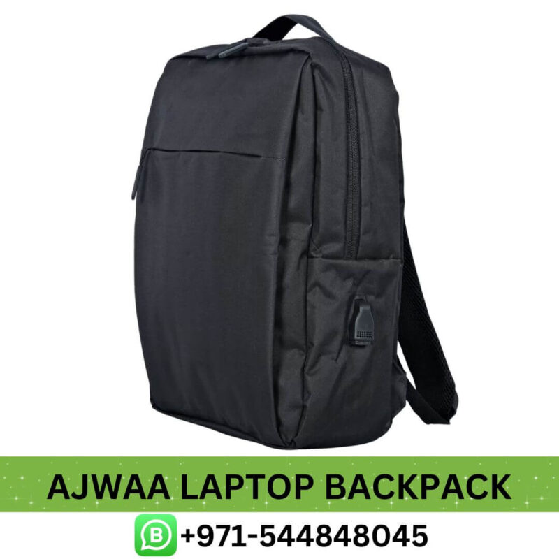 Best Ajwaa Laptop Backpack with USB Port Near Me From Best E-commrece | Best Ajwaa Laptop Backpack with USB Port in Dubai, UAE 1 Pc Near Me