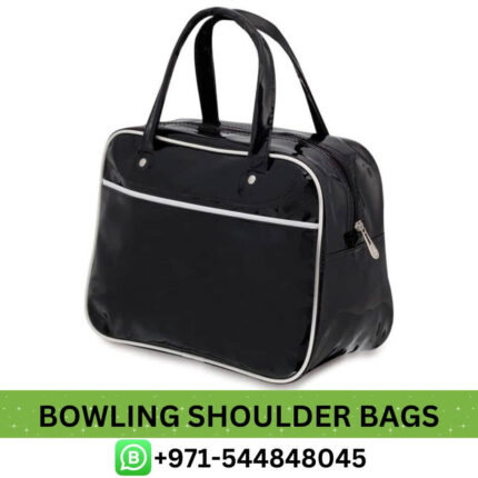 Bowling Bag Near Me From Best E-Commerce | Best Bowling Bag Dubai With Glossy Black PVC 1 Pc - UAE
