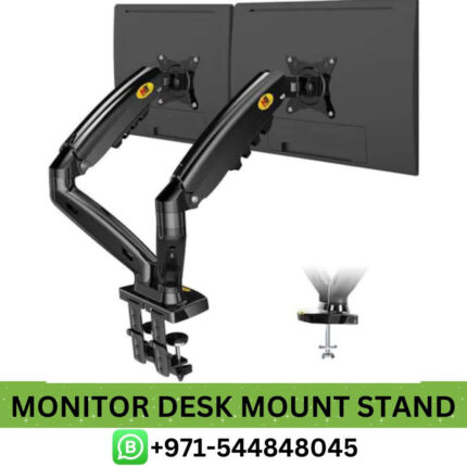 Buy NB North Bayou Dual Monitor Mount Stand, F160-B, Price in Dubai - Monitor Mount Stand UAE Near me, Monitor Desk Mount Stand UAE