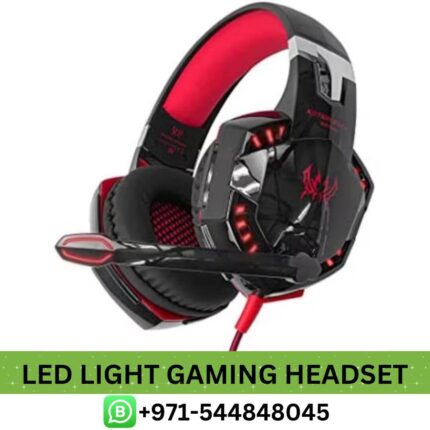 Buy G2000 LED Gaming Microphone Price in Dubai - Gaming Headset Microphone UAE Near me | LED Light Gaming Headset Dubai Near me