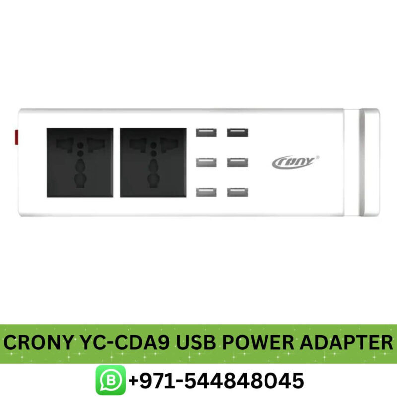 Buy Best CRONY Yc-Cda9 USB Power Adapter 5V Price in Dubai - 5V Power Adapter Dubai | crony cda9 USB, power adapter UAE