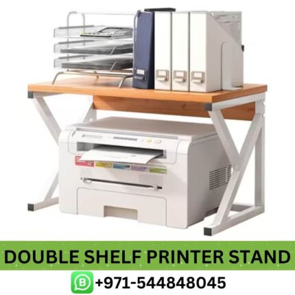 Printer Stand Shelf UAE Near me, Double Shelf Printer Stand Dubai, printers - Buy Best HAPPY Moon Double Printer Stand Shelf Price in Dubai