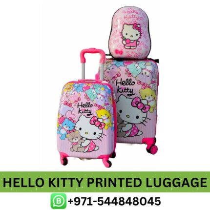 Hello Kitty Printed Kids Luggage Bag From Best E-commerce | Best Hello Kitty Printed Kids Luggage Shop Dubai Near Me
