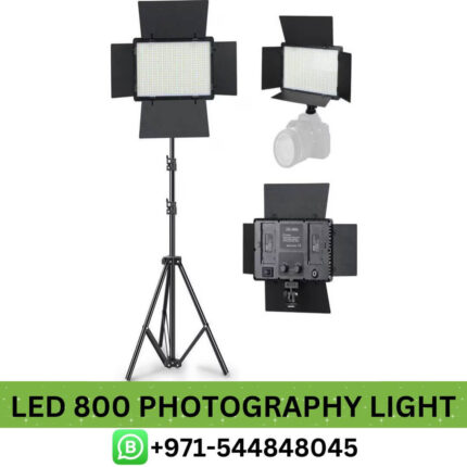 Buy RECHARGEABLE Pro LED 800 Photography Light Price in Dubai | Pro LED 800 Photography Light UAE Near me,