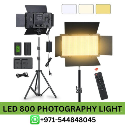 Best Pro LED 800 Photography Light UAE Near me - Buy RECHARGEABLE Pro LED 800 Photography Light Price in Dubai