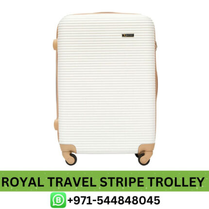 Royal Travel Stripe Design Trolley Bag From Online Shop Near Me | Best Royal Travel Stripe Design Trolley Dubai, UAE Near Me 1 Pc