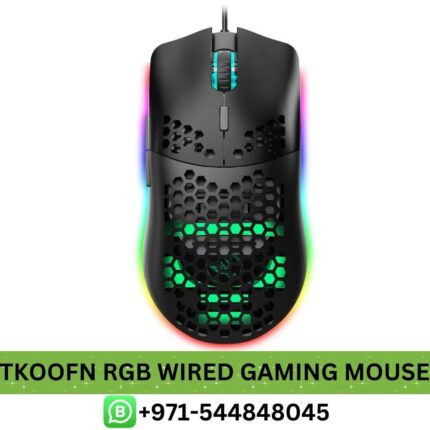 Buy TKOOFN RGB Wired Gaming Mouse Price in Dubai | TKOOFN Programmable RGB Wired Gaming Mouse Near me UAE, RGB Gaming Mouse