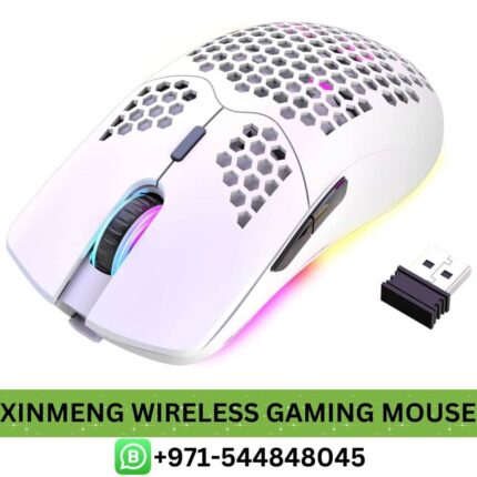 Buy XINMENG Honeycomb Wireless Gaming Mouse Price in Dubai _ XINMENG Honeycomb Wireless Gaming Mouse Near me UAE