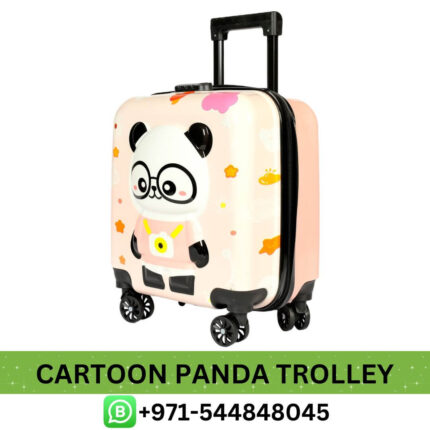 Cartoon Panda Design Luggage Bag Near Me From Best E-Commerce | Best Cartoon Panda Design Trolley for Kids in Dubai, UAE