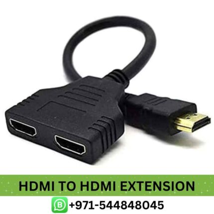 HDMI to HDMI Cable Near Me From Best E-Commerce | Best Haysenser 15cm HDMI to HDMI Extension in Dubai, UAE