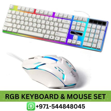 G21 Wired Keyboard & Mouse Set Near Me From Best E-Commerce | Best SKY-TOUCH G21 RGB Wired Keyboard & Mouse Set in Dubai, UAE
