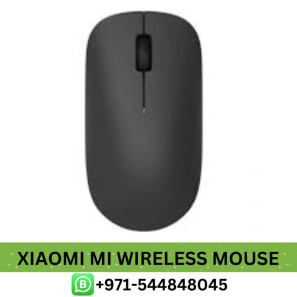 Xiaomi Mi Wireless Mouse In Dubai, UAE Design of left and right hands. Hand feel is excellent with the high-precision sensor.