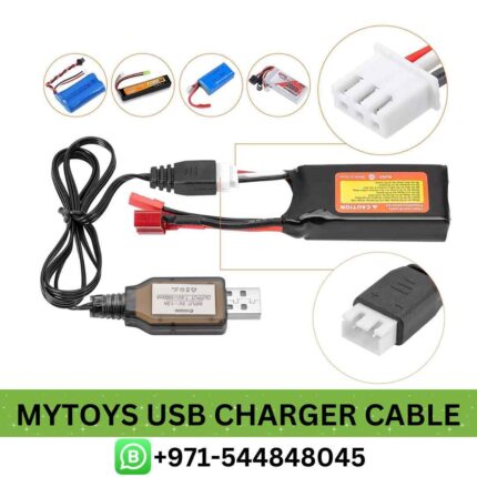 Discover Our CRAZEPONY Mytoys USB Charger Cable with XH-3P Connector | Best Quality Mytoys USB Charger Cable Near Me For Toys From Best E-Commerce